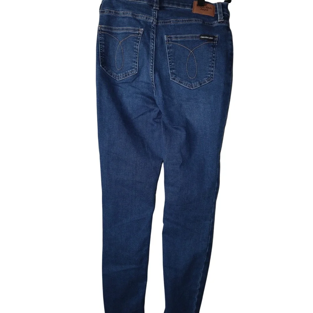 Calvin Klein Repreve Jeans Women Dark Skinny High‎ Rise Denim Sustainable Size 4